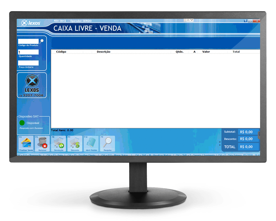 PDV para controle de vendas