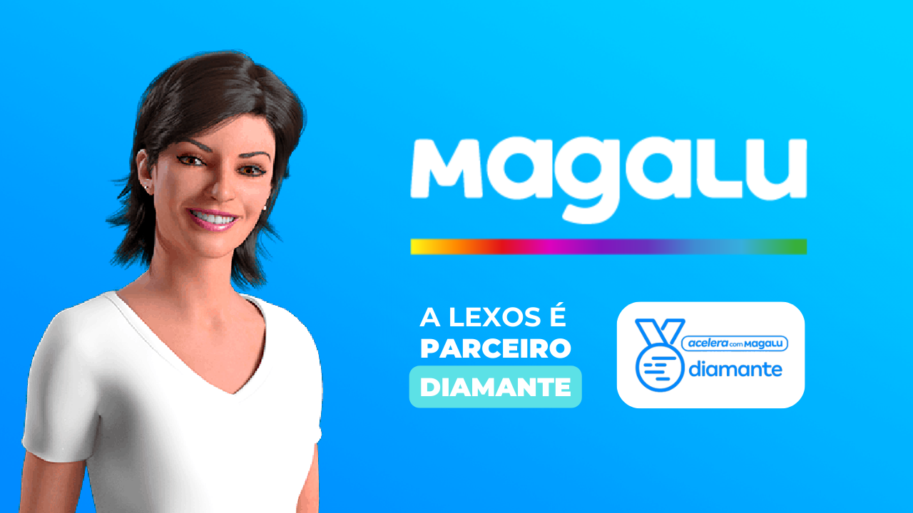 Ilustração magalu certificado diamante Lexos Hub